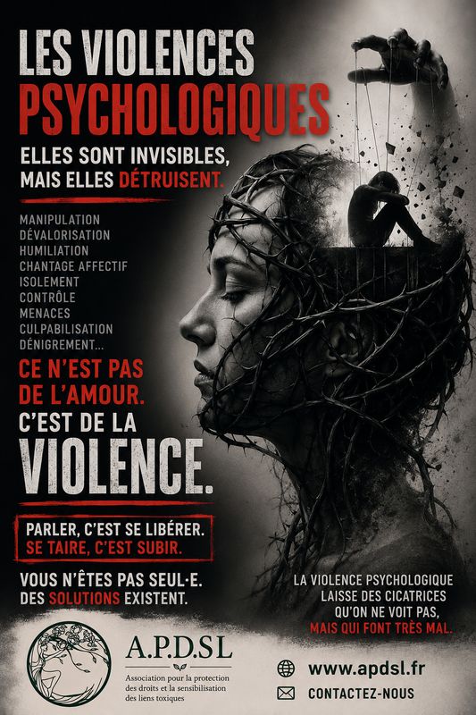 Association APDSL Association pour la protection des droits et la sensibilisation des liens toxiques