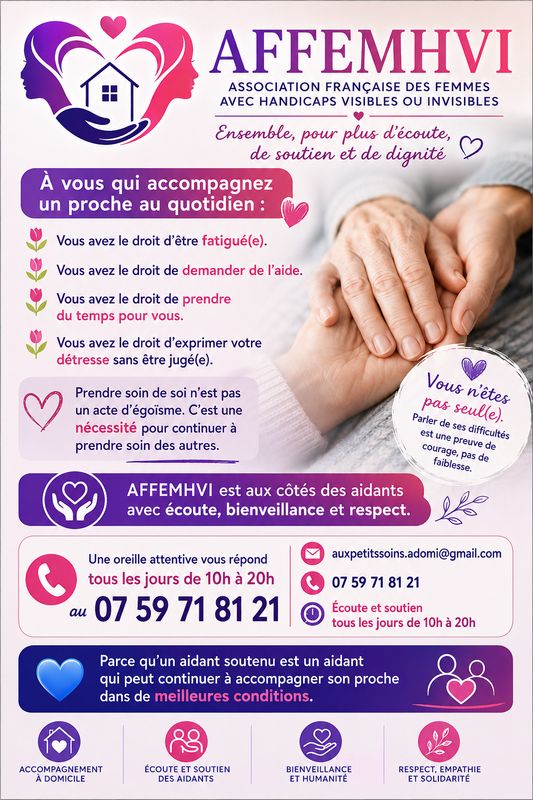 Photo 3 de Association Française des femmes avec handicaps visible ou invisible 