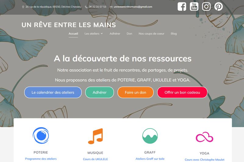 Un rêve entre les mains